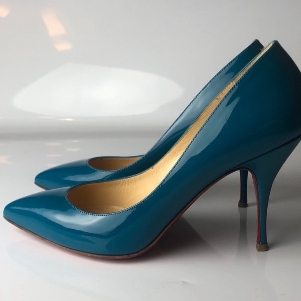 christian louboutin heels size 7 Kate heel open to trades